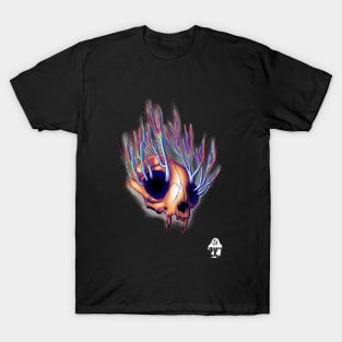 Cat skull and fungus T-Shirt